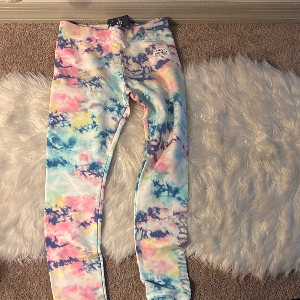 Abercrombie Kids Pastel Tie-Dye Leggings
